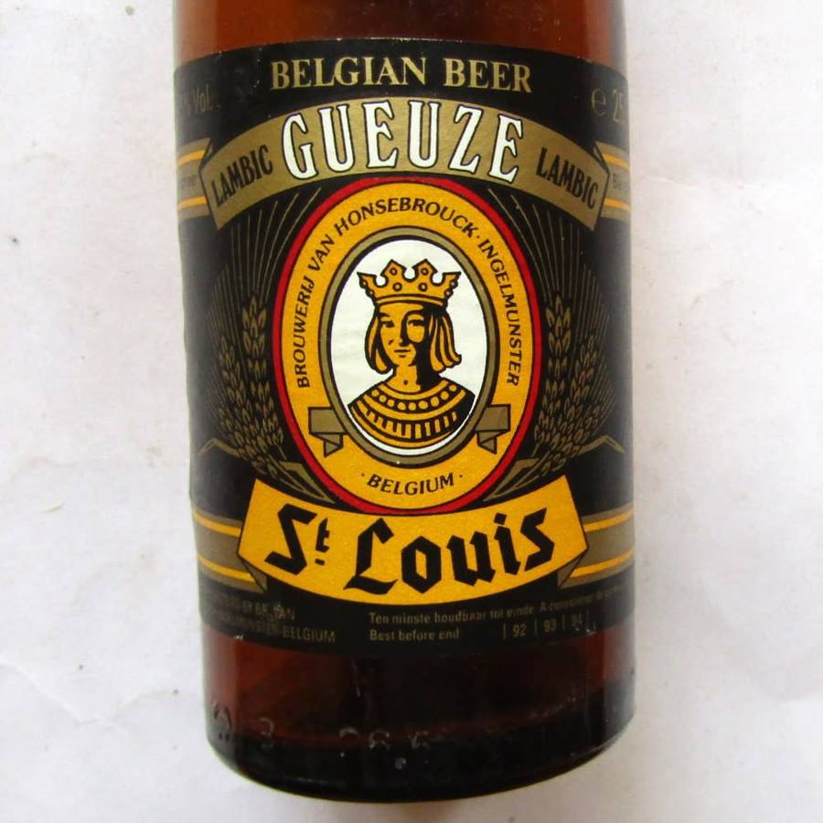 Old Belgium St Louis Beer Bottle with Cap