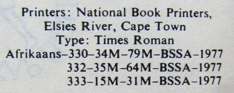 1977 SADF Afrikaans Pocket Bible