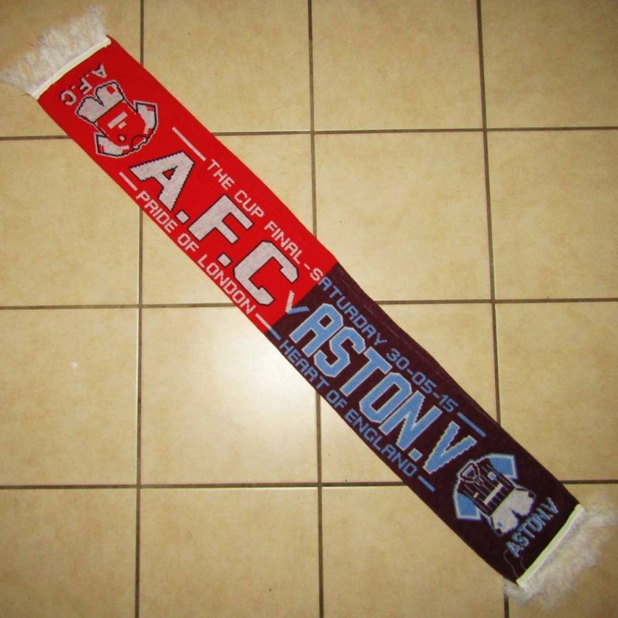 2015 FA Cup Final - Arsenal vs Aston Villa - Football Banner Scarf