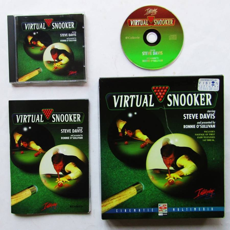 Virtual Snooker - Big Box PC Game (1995)