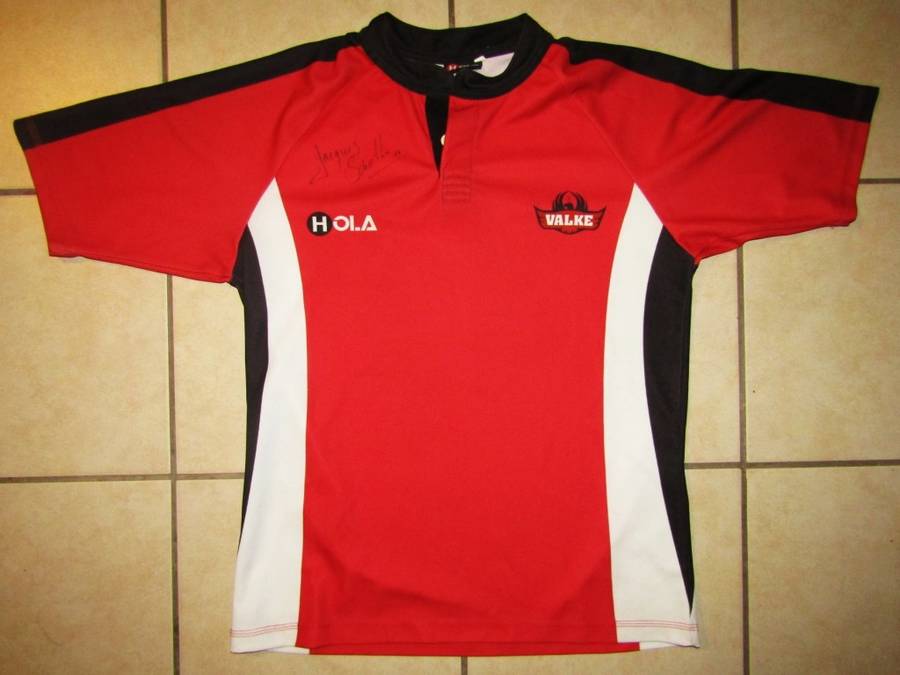 Old Signed Valke Number 34 Rugby Jersey