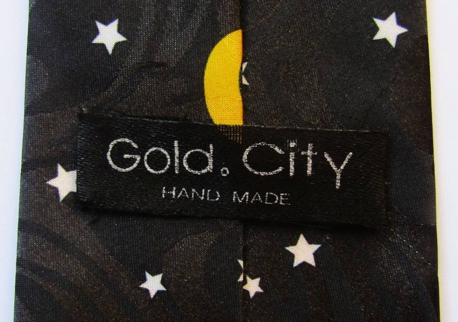 Gold City Hand Made Bart Simpson Neck Tie