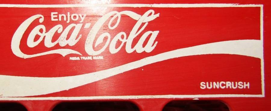 Old Suncrush Coca Cola Crate