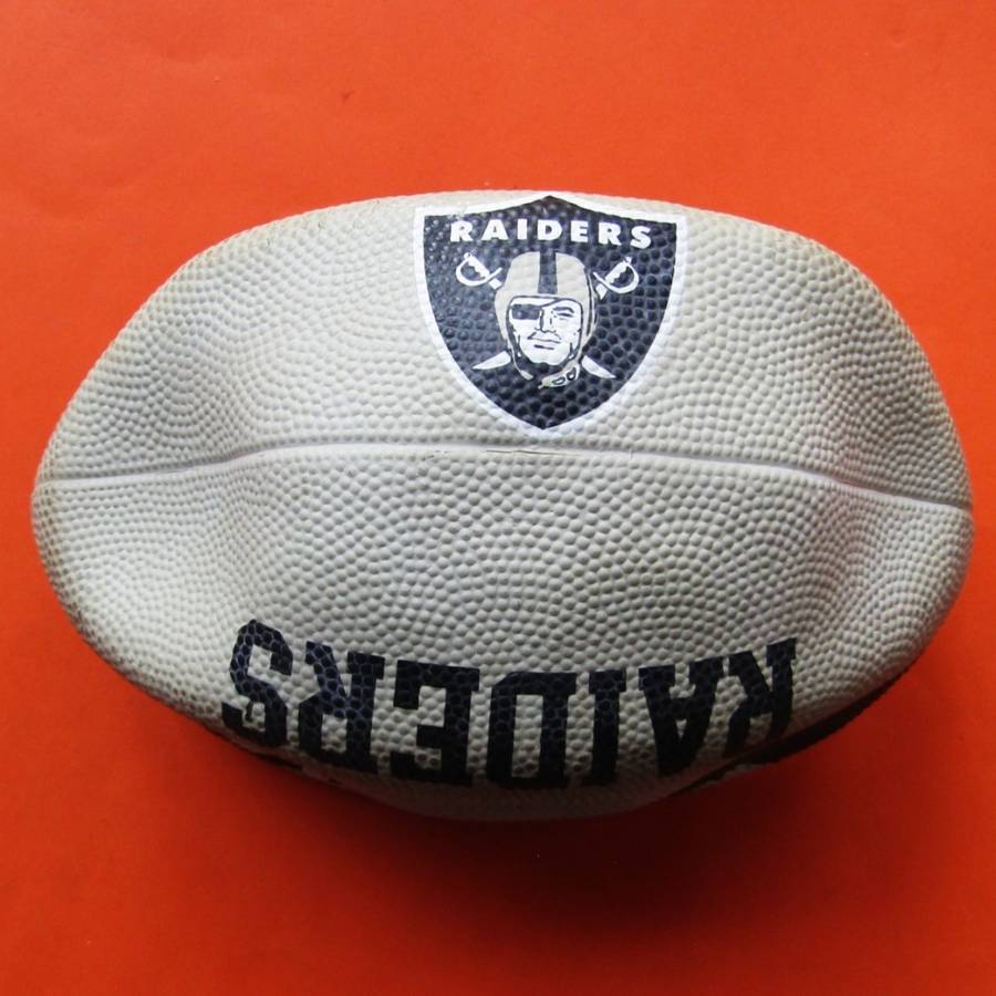 Old Raiders Midi Size NFL Football