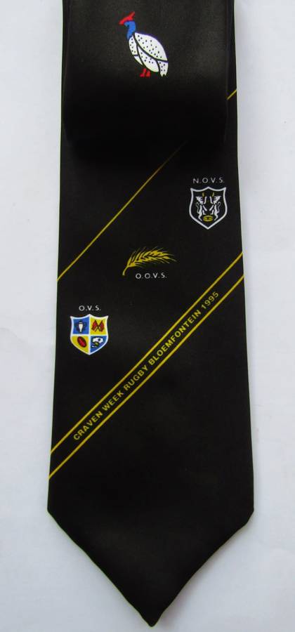 1995 Bloemfontein Craven Week Rugby Neck Tie