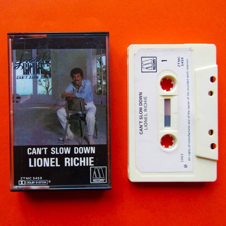 Lionel Richie - Can`t Slow Down - Cassette Tape (1983)