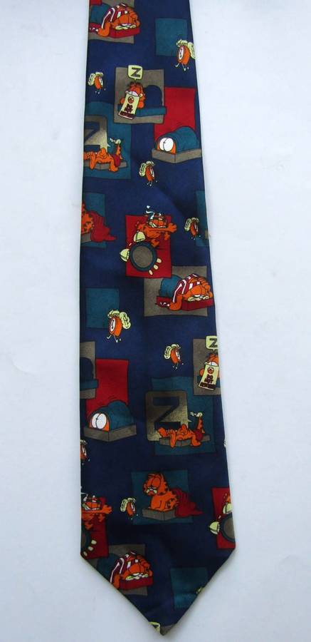 Old Garfield Cartoon Neck Tie