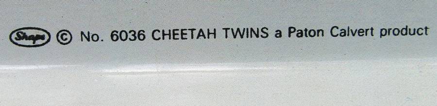 Old Cheetah Twins Metal Bar Tray