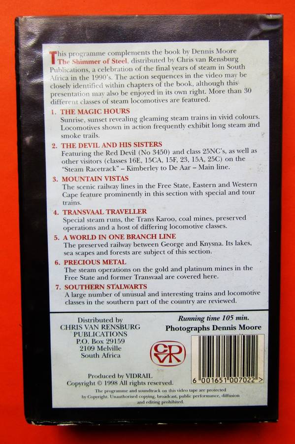 The Shimmer of Steel - SA Railway VHS Video (1998)
