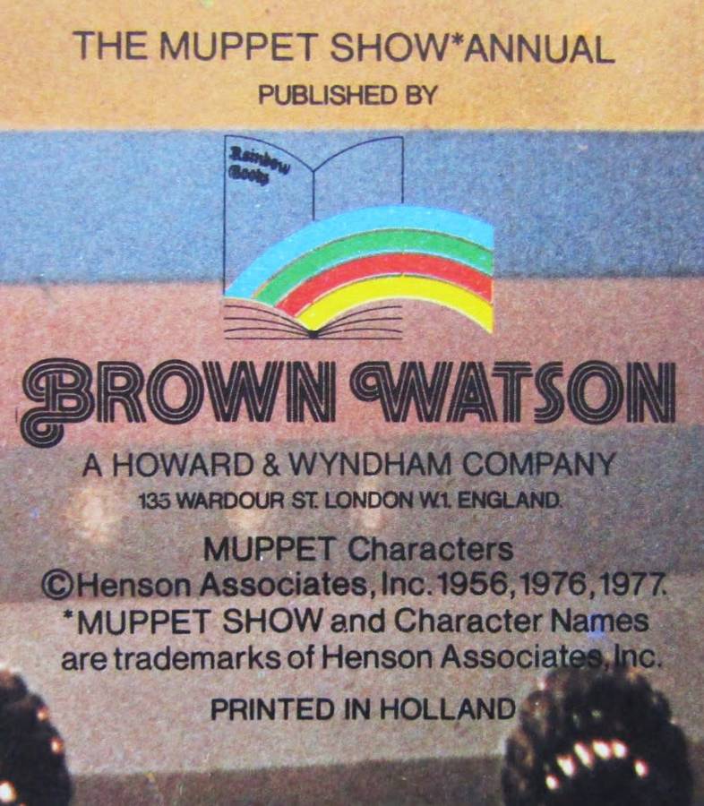 1977 Muppet Show Annual