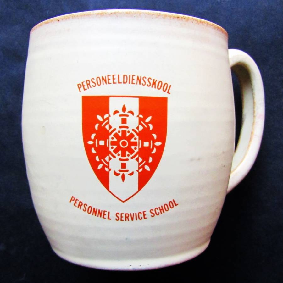 SADF Personnel Service School Beer Mug