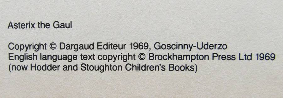 The Giant Asterix Omnibus - Hardcover Book (1969)