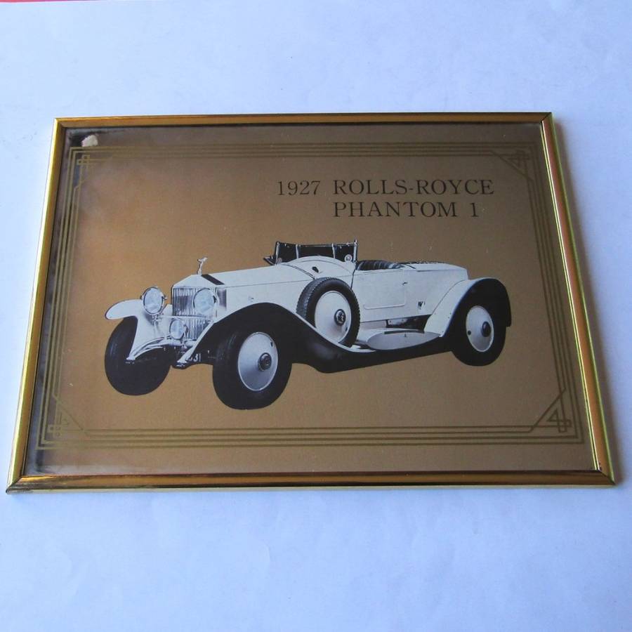 Old Rolls Royce Phantom Bar Mirror