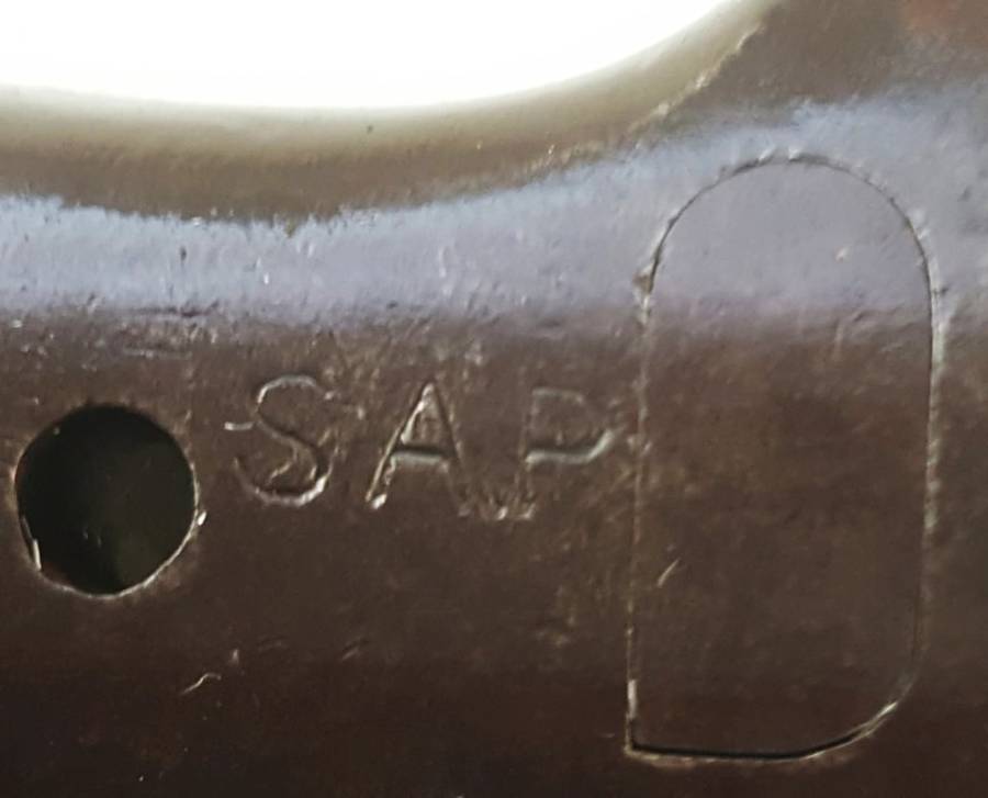 British 1907 Pattern Bayonet with Scabbard - Stamped SAP