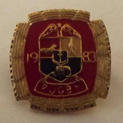 Old 1983 Transvaal Rugby Metal Lapel Pin Badge