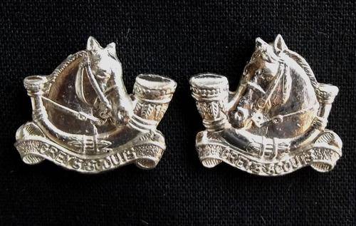 Rhodesia Grey's Scouts Mess Dress Collar Badges