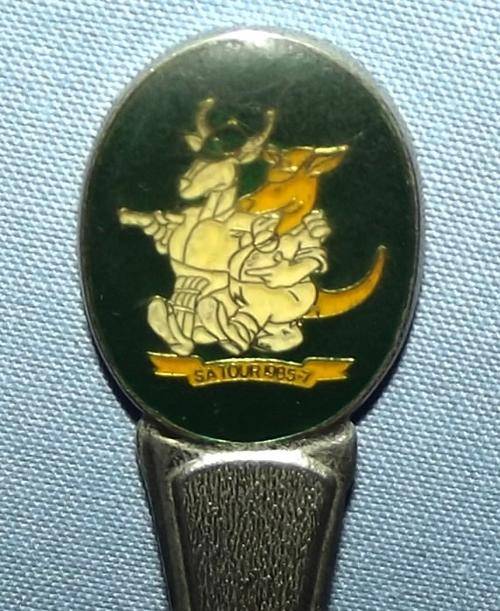 Australia Cricket Team 1985-87 Tour of South Africa Crested Spoon