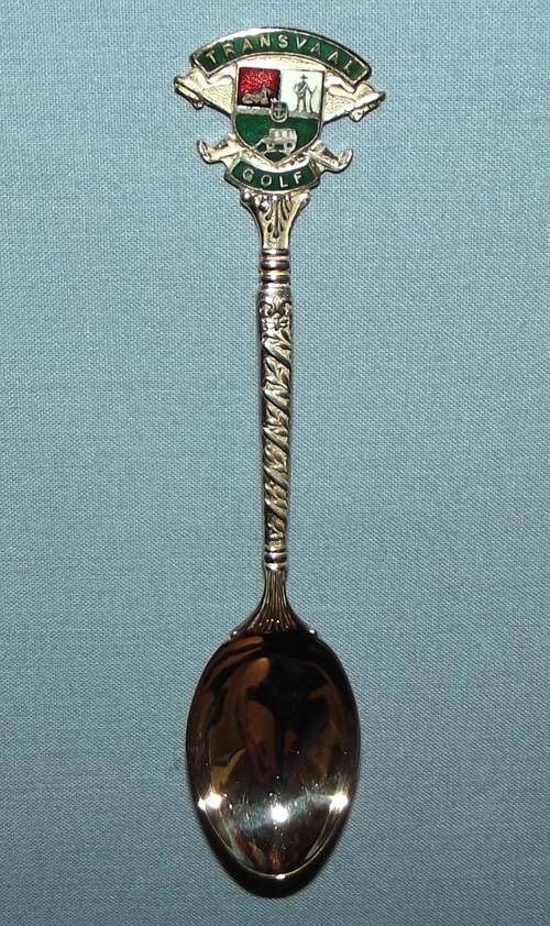 Old SA Transvaal Golf Crested Spoon