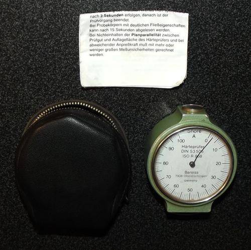 Vintage German BAREISS Hardness Tester Instrument