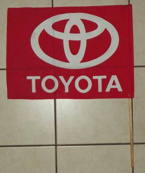 Old Toyota Motors Flag