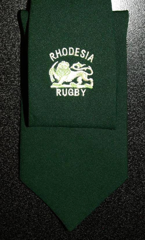 Old Rhodesia Rugby Green Tie