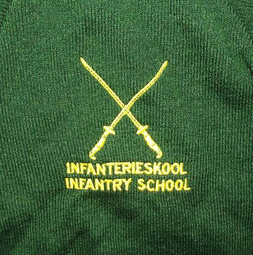 SADF Infantry School Green Pullover Jersey