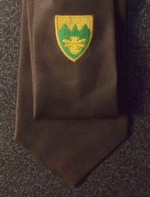 Old Brown Insignia Tie
