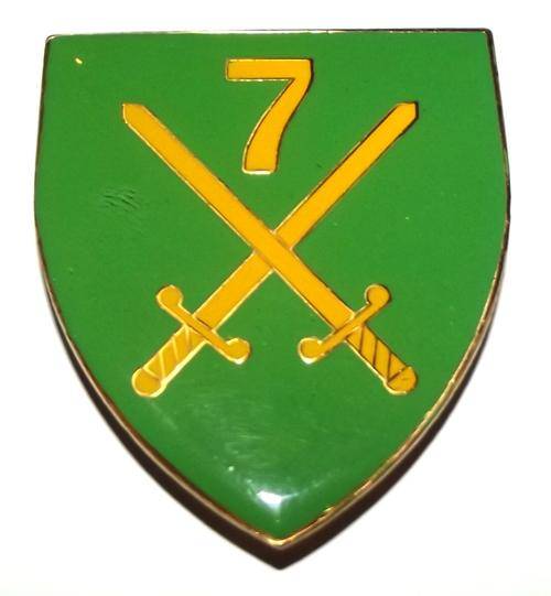 SADF 7th SA Division Metal Shoulder Flash