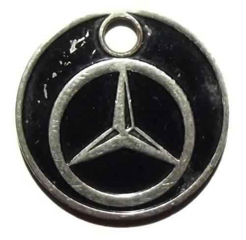 Old Mercedes Benz Car Auto Advertising Metal Badge