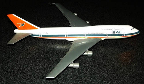 Old SAA Flying Springbok Boeing 747 Aircraft Model