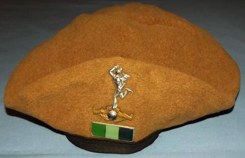 SADF Signal Corps Beret + Badge + Bar