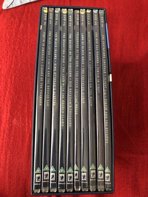 The Adventures Of Tin Tin Complete Box Set Collection rare in mint condition