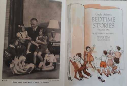 UNCLE ARTHUR'S Bedtime Stories Full Set  Arthur Maxwell Vol 1-5 1950-Red South African set.