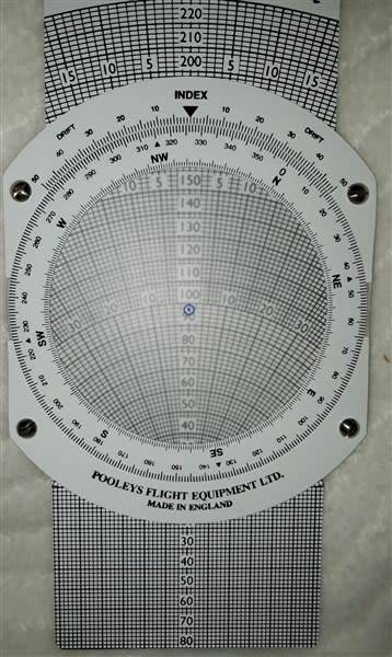 Pooleys CRP-1 Flight Computer-Immaculate-Leatherette Pouch & Booklet