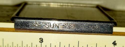 Sun Hemmi DYNAMO Japan slide ruler in bamboo laminated Original 1940s woodworking carpentry