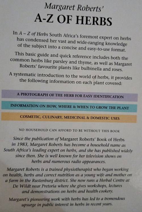 Margaret Roberts` A-Z Herbs