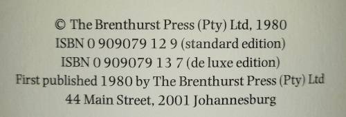 Paterson`s Cape travels 1777-1779 /Vernon S. Forbes and John Rourke Limited Edition