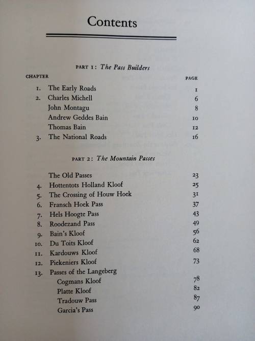 So High the Road ~Jose Burman ~ Mountain Passes of the Western Cape