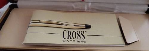 Cross 1/20 10k rolled gold made in ireland-Has refill inside