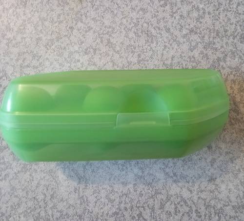 Tupperware Egg Storer/Keeper/Carrier-Rare Find-Ideal for Party or Camping