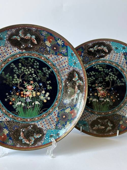 Cloisonné Plates (Pair)