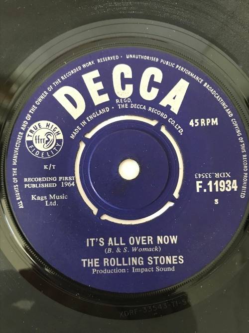 Rollings Stones,The Who,ChicargoandThe Byrds 7 singles(5)