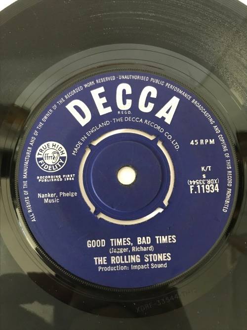 Rollings Stones,The Who,ChicargoandThe Byrds 7 singles(5)