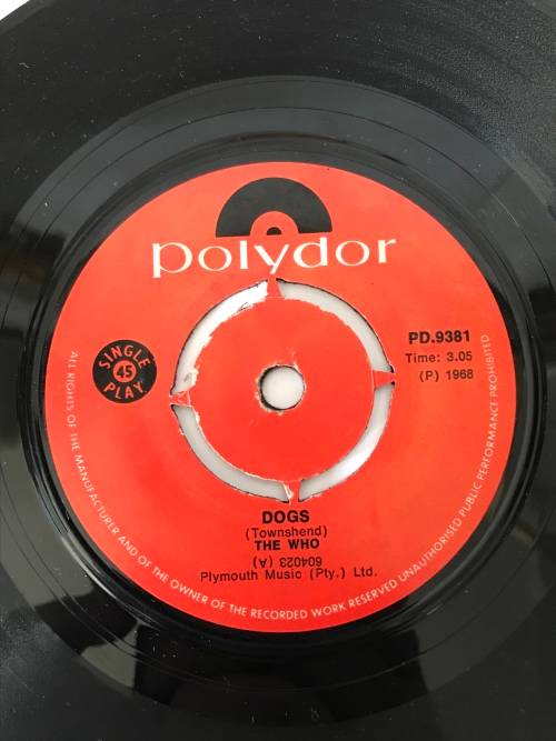 Rollings Stones,The Who,ChicargoandThe Byrds 7 singles(5)