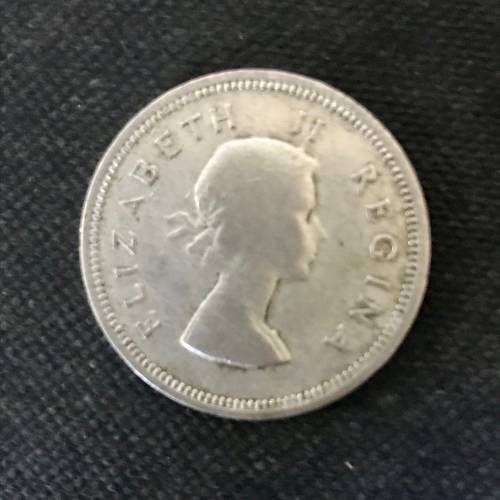 South Africa Union Two Shillings 1957