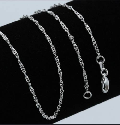 2mm s925 wave chain 60cm