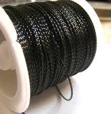 black cord 1mm in 1mt lenghts