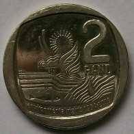 2019 x 5 - R2.00 coins - See description and photo`s.