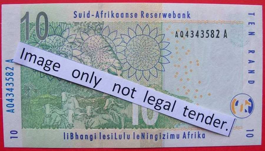 Gill Marcus - 3 X R10.00  notes - Serial No`s :AQ4343582A, CE4345388A & AJ8303718A. See photos.