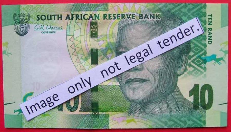 Gill Marcus - 3 X R10.00  notes - Serial No`s :AQ4343582A, CE4345388A & AJ8303718A. See photos.